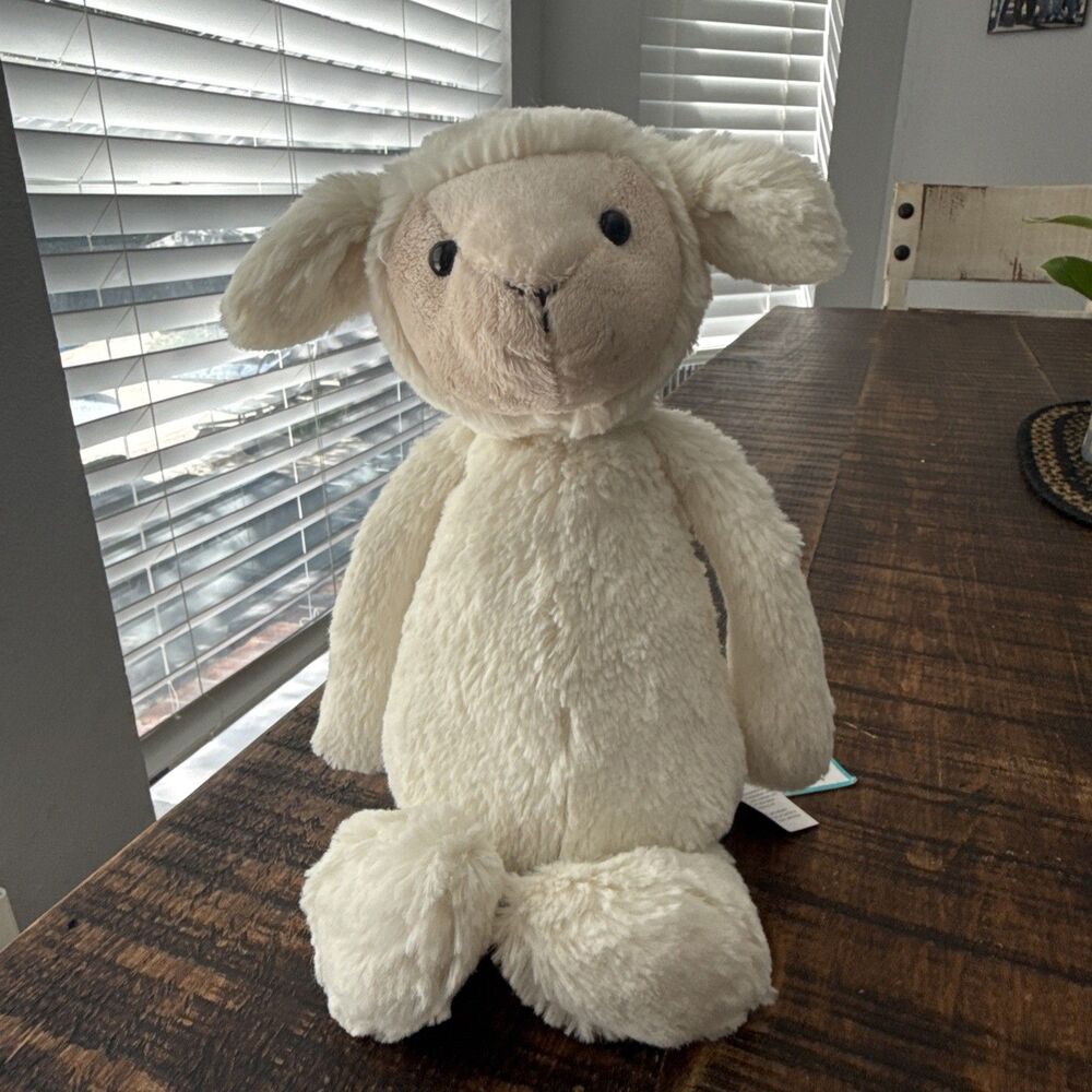 Jellycat Medium Bashful Lamb NWT Gift 12" RETIRED